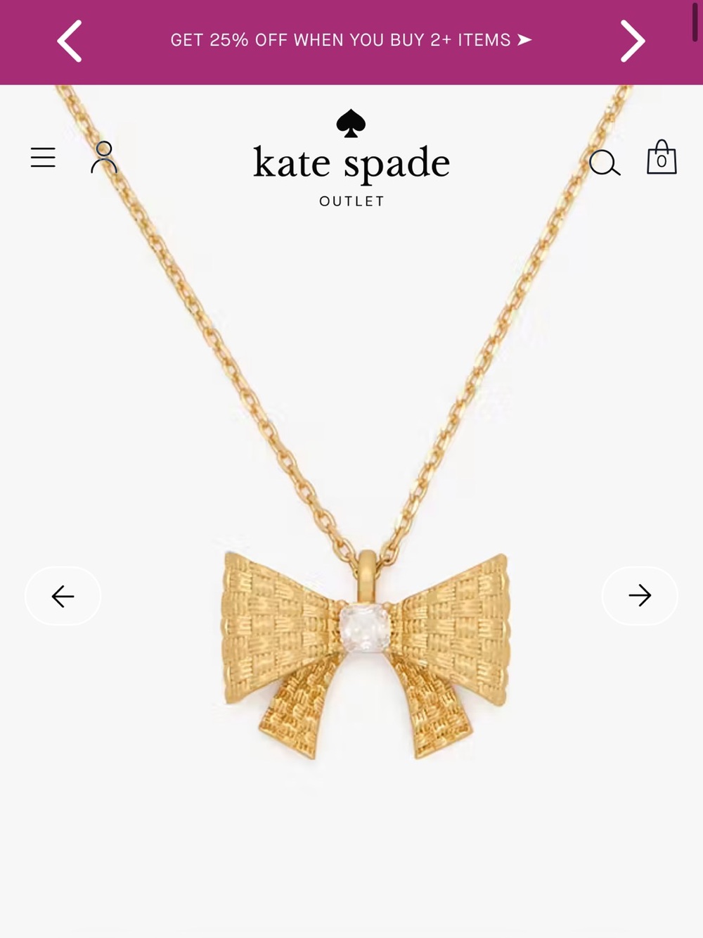 Kate Spade Necklace